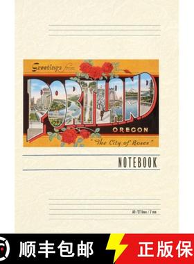 预订 Vintage Lined Notebook Greetings from Portland [9798385442850]