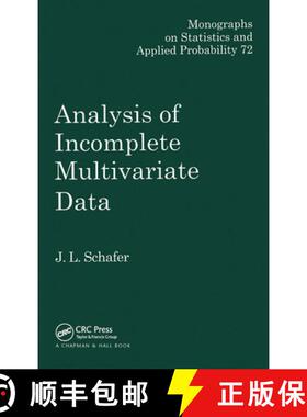 【3-4周达】Analysis of Incomplete Multivariate Data [9781032477992]