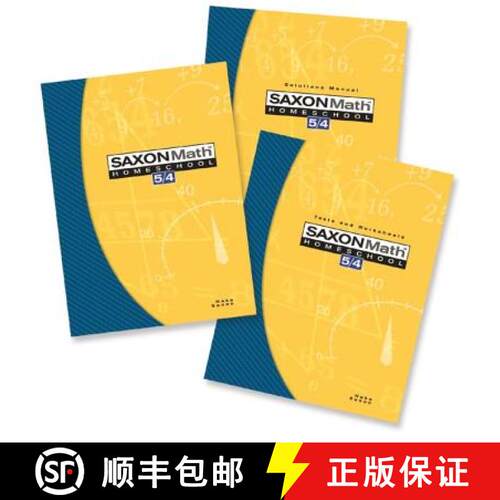 【3-4周达】Saxon Math 5/4 Homeschool: Complete Kit 3rd Edition: 3rd Edition [9781591413479]