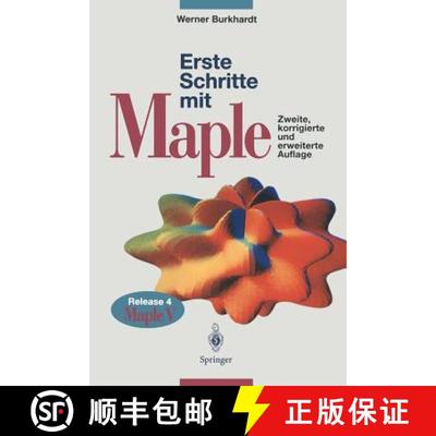 【3-4周达】Erste Schritte mit Maple : Release 4, Maple V (2. Auflage 1996) (2. Auflage 1996) [9783540608806]