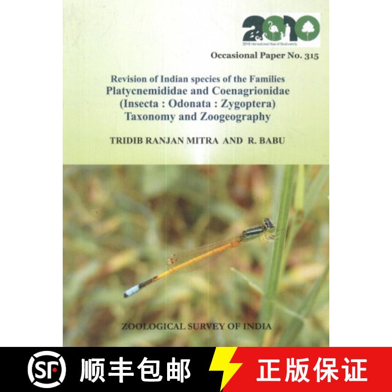 预订 Revision of Indian Species of the Families Platycnemididae and Coenagrionidae (Insecta: Odonata:... [9788181712585]