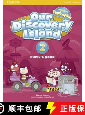 【3-4周达】Our Discovery Island Level 2 Student's Book plus pin code [9781408238639]