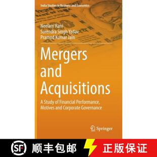 and Study Mergers Corporate 9789811022029 Motives Acquisitions 4周达 Financial Governance Performance