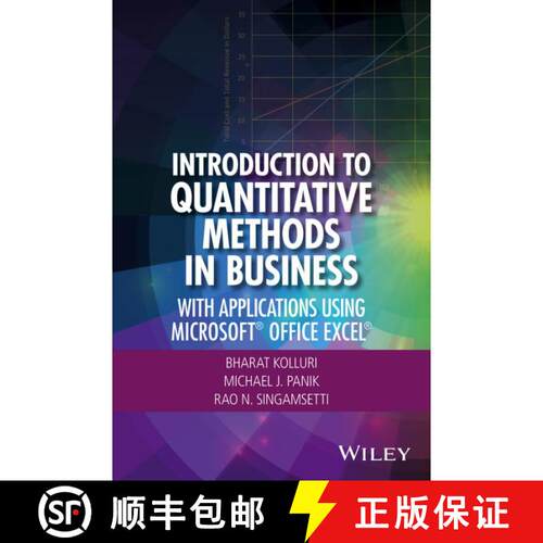 【3-4周达】精装 Introduction To Quantitative Methods In Business: With Applications Using Microsoft®... [9781119220978]