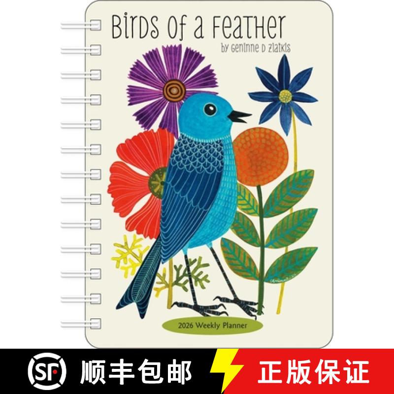 【3-4周达】Birds of a Feather 2026 Weekly Planner Calendar [9781524898151]