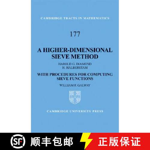 【3-4周达】精装 Higher-Dimensional Sieve Method: With Procedures for Computing Sieve Functions - A Hi... [9780521894876]