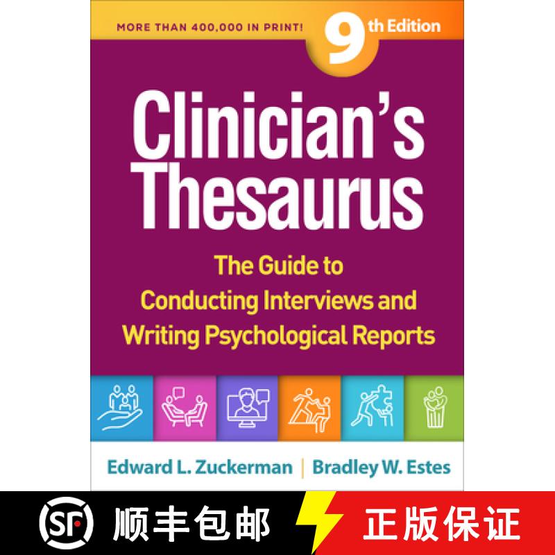 【3-4周达】Clinician's Thesaurus, Ninth Edition: The Guide to Conducting Interviews and Writing Psych... [9781462558087]