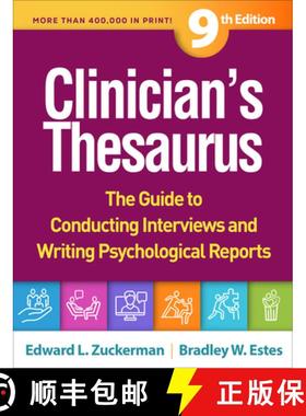 【3-4周达】Clinician's Thesaurus, Ninth Edition: The Guide to Conducting Interviews and Writing Psych... [9781462558087]
