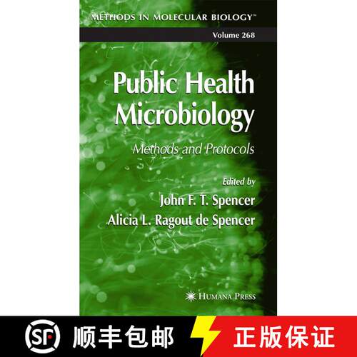 【3-4周达】精装 Public Health Microbiology : Methods and Protocols [9781588291172]