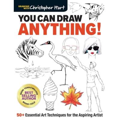 【4周达】You Can Draw Anything!: 50+ Essential Art Techniques for the Aspiring Artist [9781684620074]