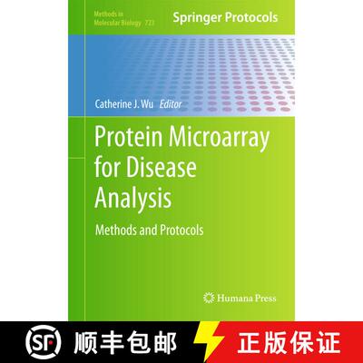 【3-4周达】精装 Protein Microarray for Disease Analysis: Methods and Protocols [9781617790423]