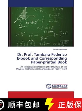 预订 Dr. Prof. Tambara Federico E-book and Corresponding Paper-printed Book [9786136904733]