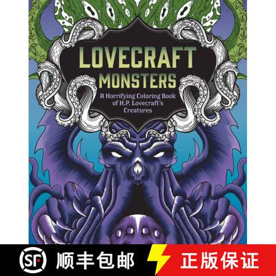【3-4周达】Lovecraft Monsters: A Horrifying Coloring Book of H. P. Lovecraft's Creature [9780785842231]