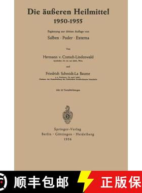 【3-4周达】Die AEusseren Heilmittel 1950-1955: Salben - Puder - Externa [9783540020028]