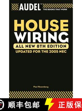 【3-4周达】Audel House Wiring: All New 8Th Edition [Wiley生活类] [9780764569562]