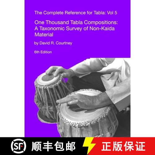【3-4周达】One Thousand Tabla Compositions: A Taxonomic Survey of Non-Kaida Material [9781893644335]