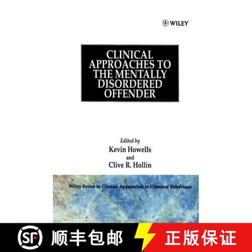 【3-4周达】精装 Clinical Approaches To The Mentally Disordered Offender [Wiley心理学] [9780471939085]