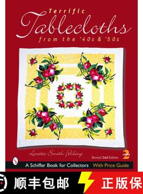 【3-4周达】Terrific Tablecloths: From the '40s & '50s [9780764319020]