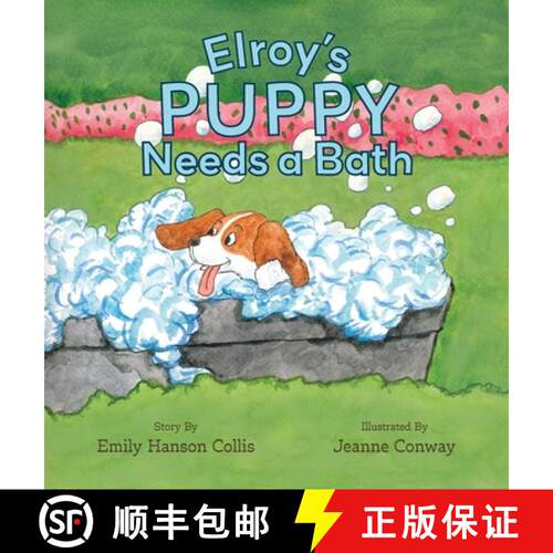 【3-4周达】精装 Elroy's Puppy Needs a Bath [9781962416573]
