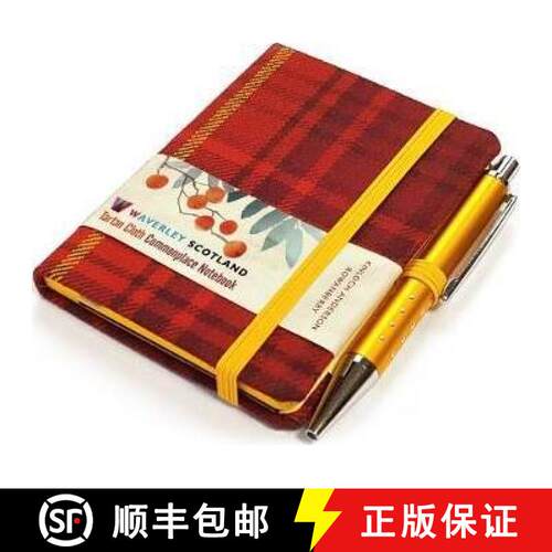 【3-4周达】精装 Waverley S.T. (S): Rowanberry Mini with Pen Pocket Genuine Tartan Cloth Commonplace N... [9781849344685]
