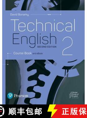 【3-4周达】Technical English 2nd Edition Level 2 Course Book and eBook [9781292424477]