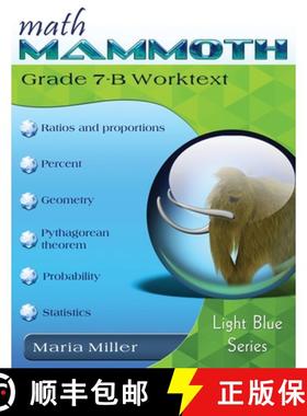 【3-4周达】Math Mammoth Grade 7-B Worktext [9781942715252]