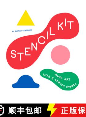 【3-4周达】Stencil Kit : Make Art with Six Stencil Sheets [9781786277756]