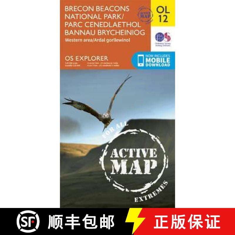【2-3周达】Brecon Beacons National Park / Parc Cenedlaethol Bannau Brycheiniog - Western Area / Ardal... [9780319469309]