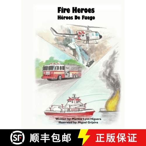【3-4周达】Fire Heroes - Héroes De Fuego [9781633022874]