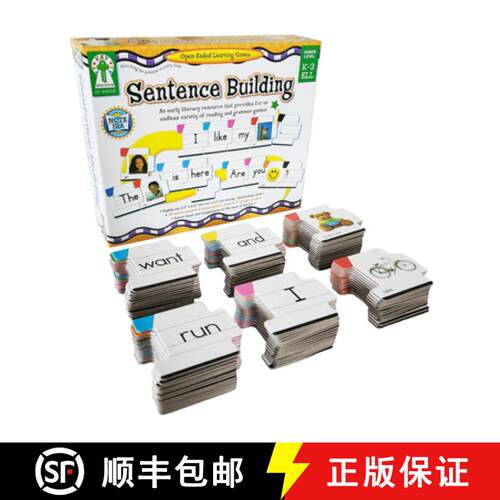 【3-4周达】精装 Sentence Building: An Early Literacy Resource That Provides for an Endless Variety of... [9781602680135]