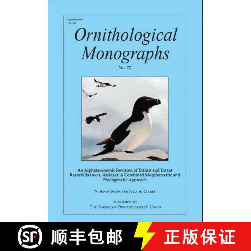 预订 An Alphataxonomic Revision of Extinct and Extant Razorbills (Aves, Alcidae) [9780943610917]