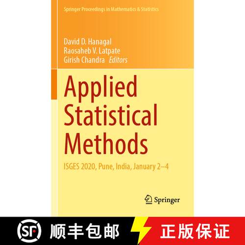 【3-4周达】Applied Statistical Methods : ISGES 2020, Pune, India, January 2-4 [9789811679346]
