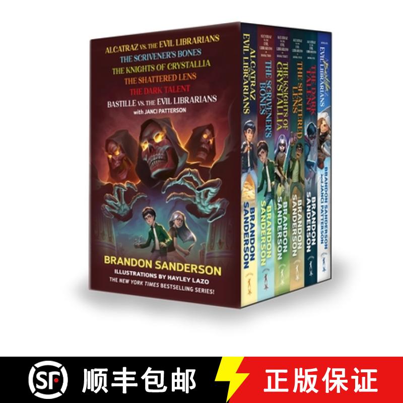 【3-4周达】Alcatraz Versus the Evil Librarians Tpb Boxed Set: Books 1-6 [9781250886699]