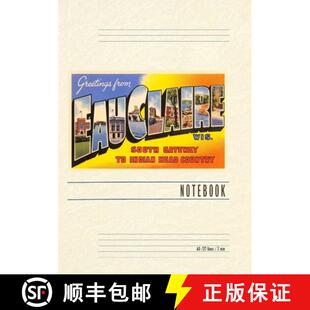 【3-4周达】Vintage Lined Notebook Greetings from Eau Claire, Wisconsin [9798385454761]