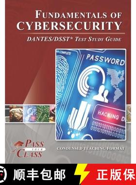 【3-4周达】Fundamentals of Cybersecurity DANTES/DSST Test Study Guide [9781614336679]