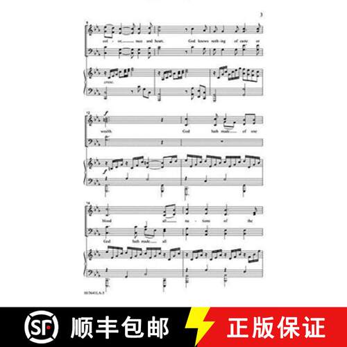 【3-4周达】In the Garden: Vocal score (Vocal score) [9780193863606]