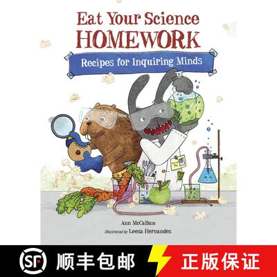 【3-4周达】精装 Eat Your Science Homework: Recipes for Inquiring Minds [9781570912986]