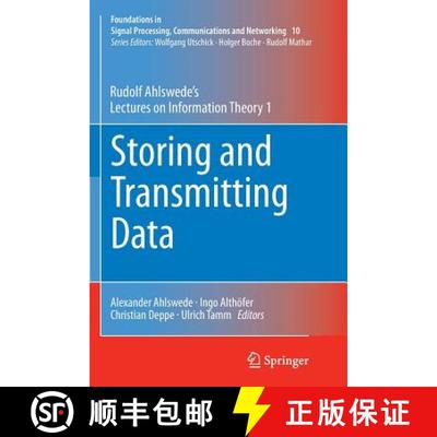 【3-4周达】Storing and Transmitting Data : Rudolf Ahlswede's Lectures on Information Theory 1 (Softco... [9783319352381]