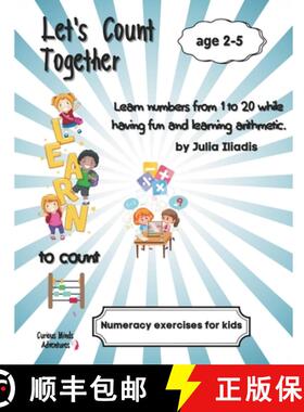 【3-4周达】Let's Count Together: Learn numbers from 1 to 20 while having fun and learning arithmetic. [9786188711822]