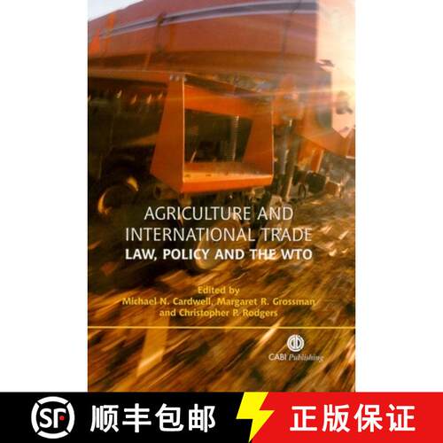 【3-4周达】精装 Agriculture and International Trade – Law, Policy and the WTO [9780851996639]