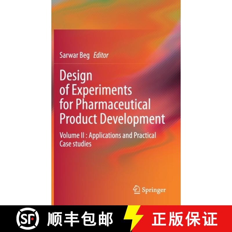 【3-4周达】Design of Experiments for Pharmaceutical Product Development : Volume II : Applications an... [9789813343504]