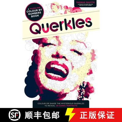 【3-4周达】Querkles: A Puzzling Colour-By-Numbers Book [9781781572405]