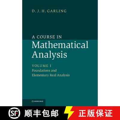 【3-4周达】Course in Mathematical Analysis: - Foundations and Elementary Real Analysis [9781107032026]