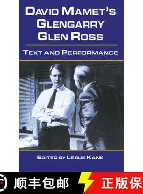 【3-4周达】David Mamet's Glengarry Glen Ross : Text and Performance [9780815318774]
