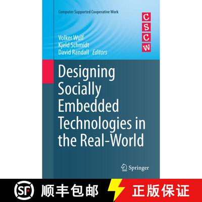 【3-4周达】Designing Socially Embedded Technologies in the Real-World (Softcover reprint of the origi... [9781447171157]