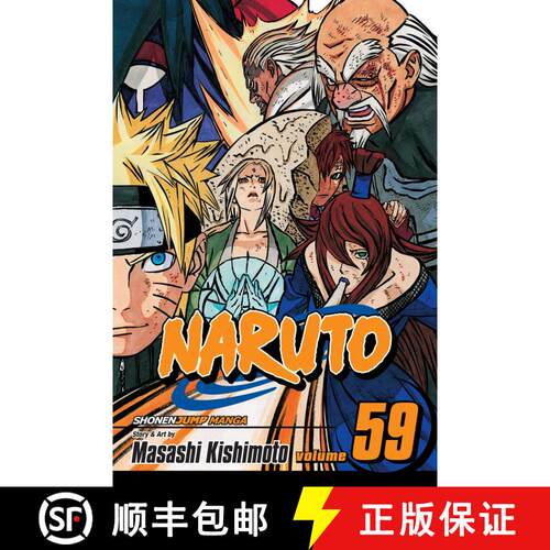 【3-4周达】Naruto, Vol. 59: The Five Kage [9781421549422]