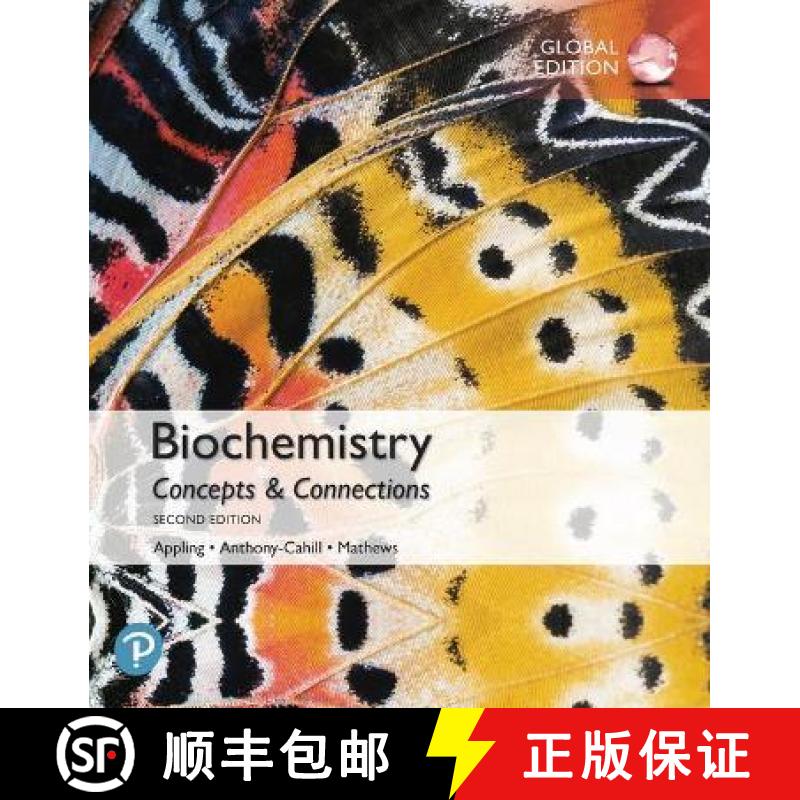【3-4周达】Biochemistry: Concepts and Connections, Global Edition + Mastering Chemistry with Pearson ... [9781292267340]
