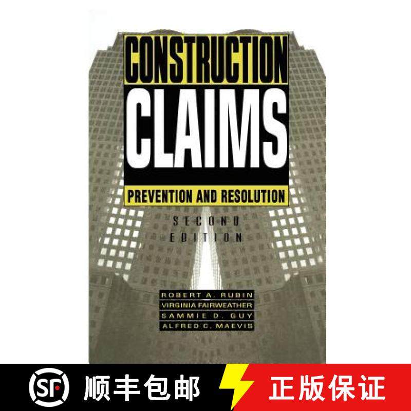 【3-4周达】Construction Claims: Prevention and Resolution [9780442004415]