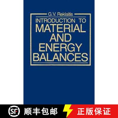 【3-4周达】Introduction To Material And Energy Balances [Wiley化学工程] [9780471041313]