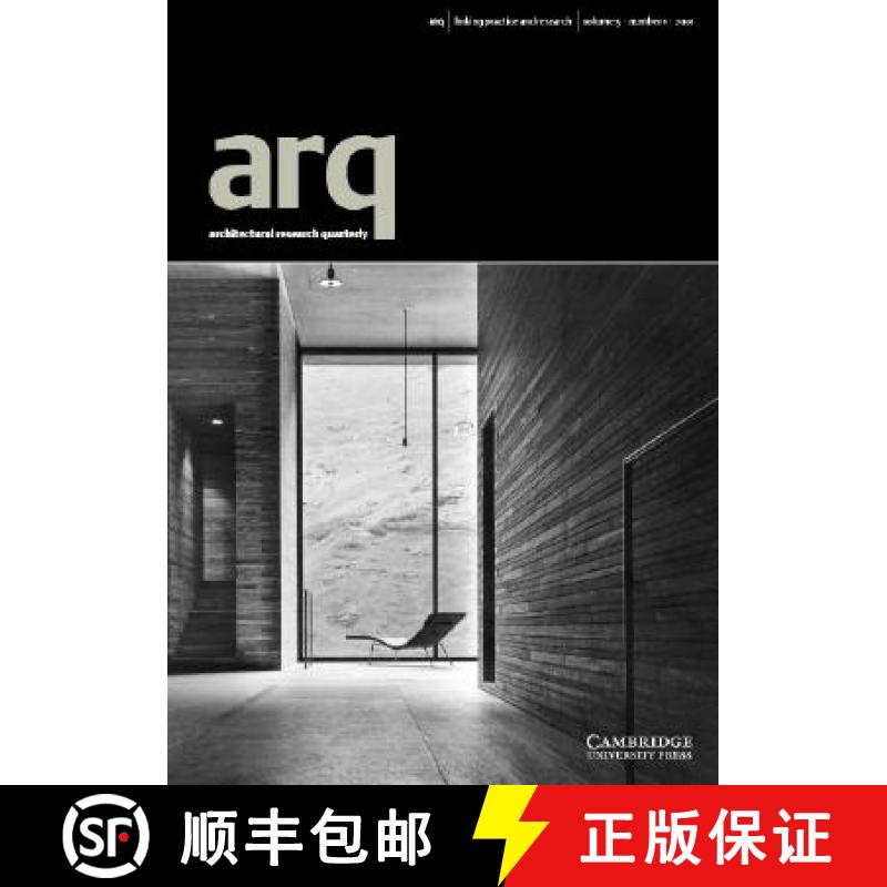 【3-4周达】Arq: Architectural Research Quarterly: Volume 5, Part 1 [9780521794145]